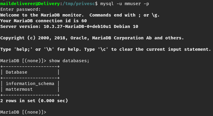 MYsql login
